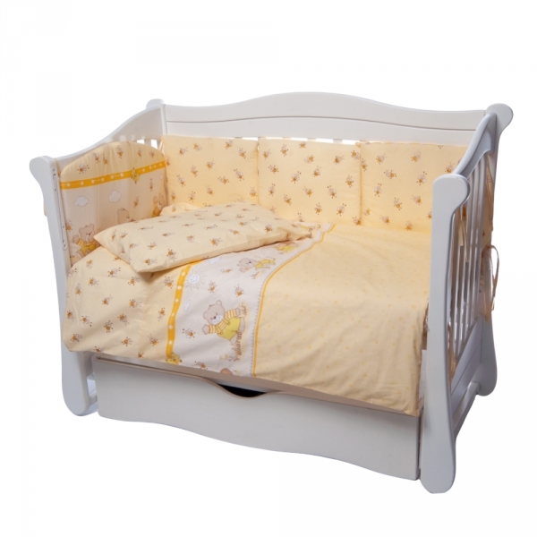 Детская постель Twins Comfort 4 элемента бампер подушки