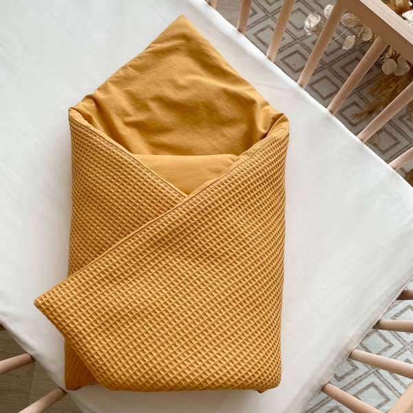 Плед- конверт с одеялом вафля+жатка ТМ Маленькая соня 2