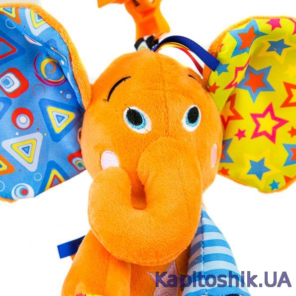 Вибрирующая игрушка-подвеска Mioobaby “Веселый слоник” 2