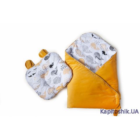 Набор конверт - плед и подушка Twins Bear 4