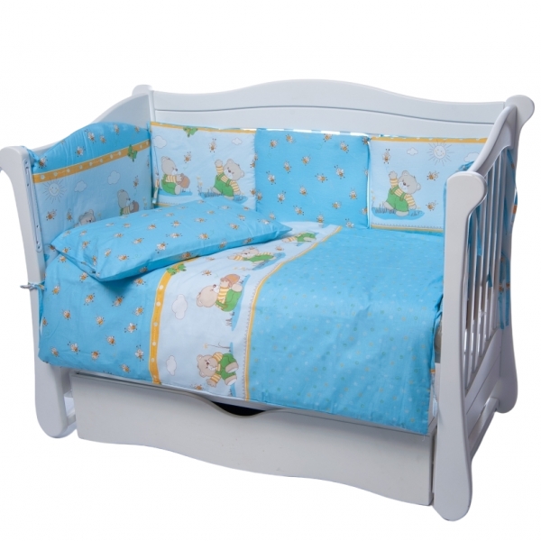 Детская постель Twins Comfort 4 элемента бампер подушки 4
