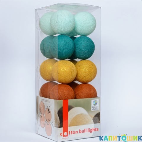 Гирлянда - ночник Cottonballlight 20 шариков в коробке 1