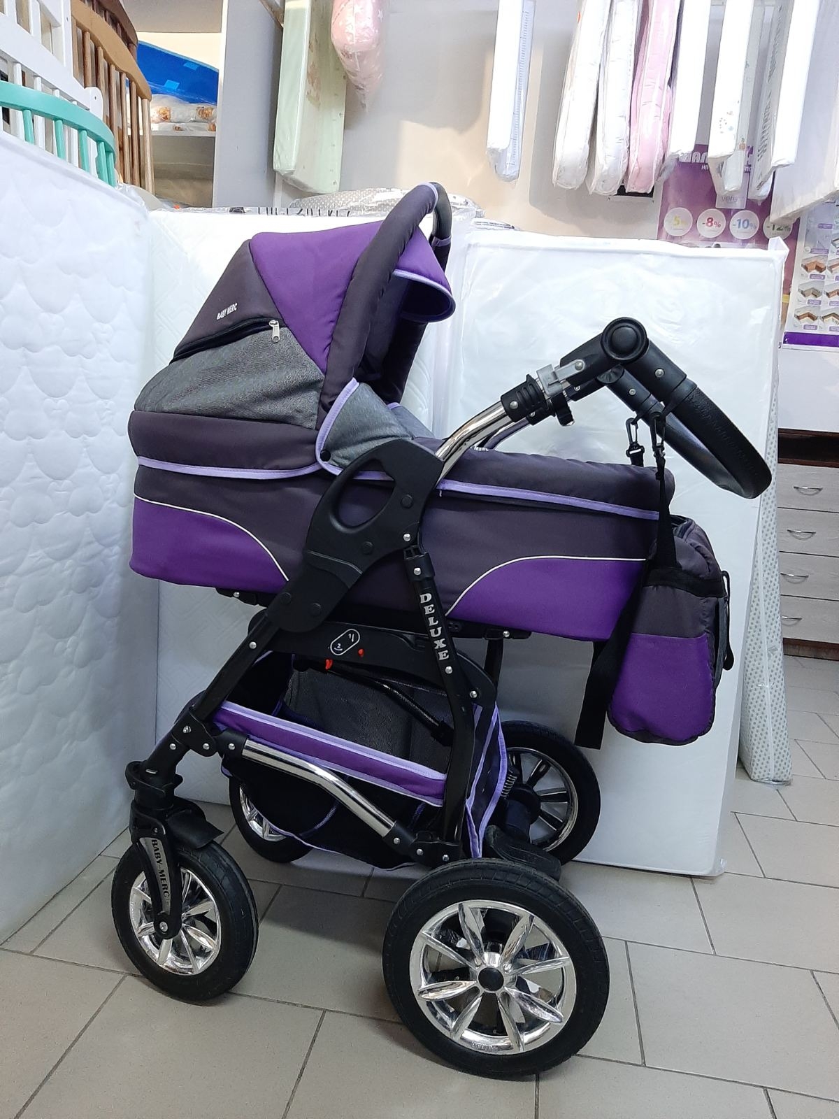 Baby-Merc Deluxe, универсальная коляска 2в1 Б/У