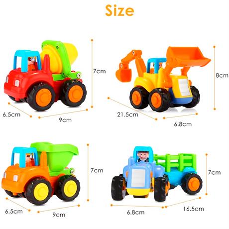 Набор игрушечных машинок Hola Toys Фермерская техника, 4 шт. (326) 4